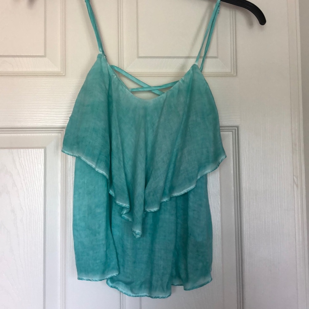BLUE TANK TOP
